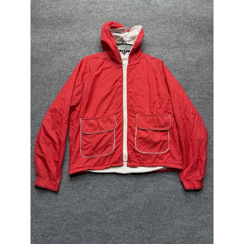 70s Sears Men's Outerwear Jacket Windbreaker Size Large Talon Zipper
